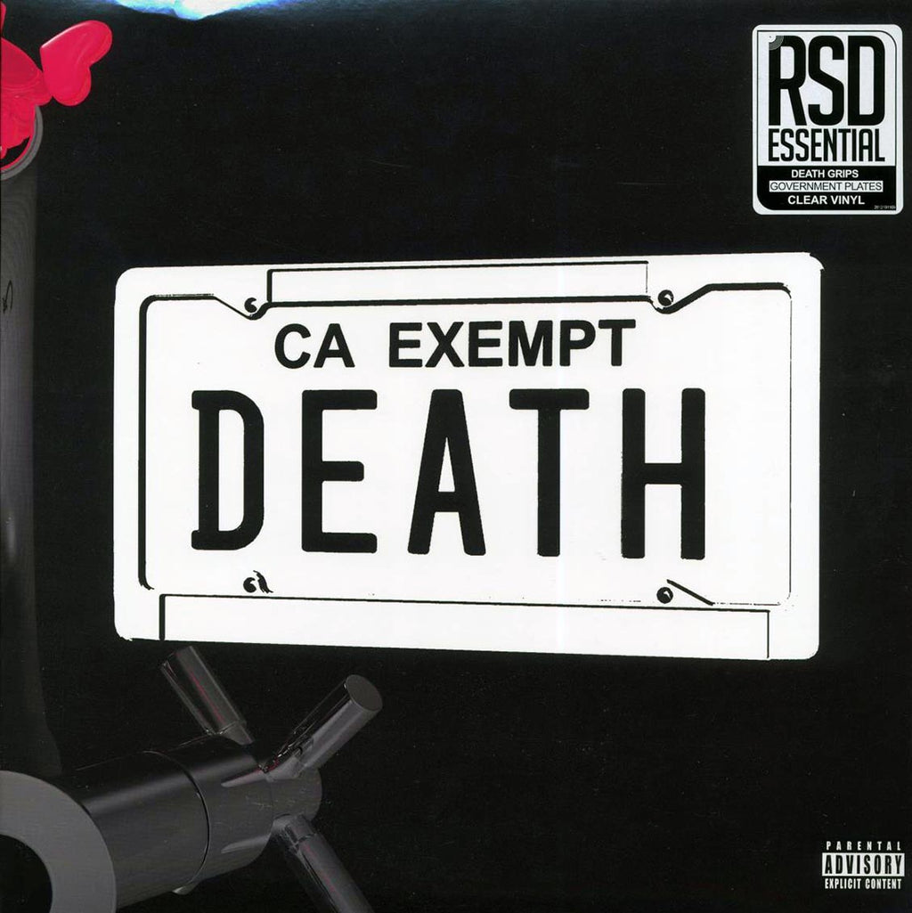 Death Grips - Government Plates (RSD 2023) (ltd. ed.) (clear vinyl) vinyl LP front cover