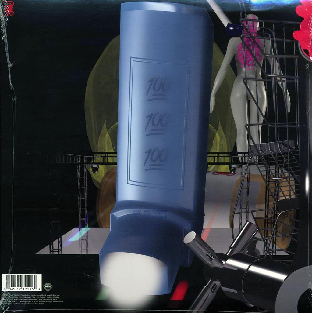 Death Grips - Government Plates (RSD 2023) (ltd. ed.) (clear vinyl) vinyl LP back cover