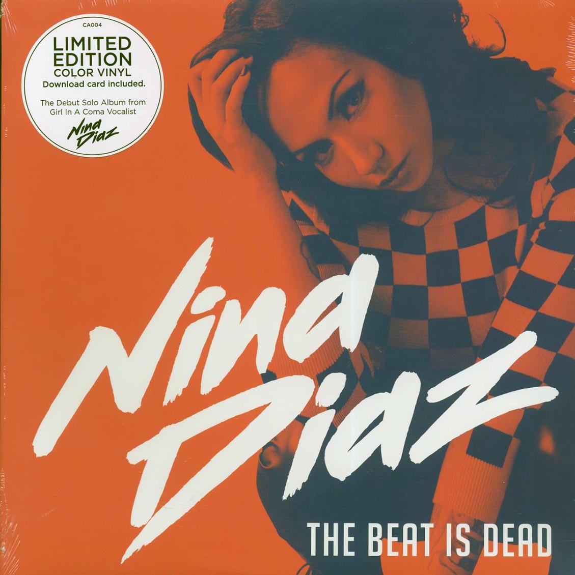 Nina Diaz - The Beat Is Dead (ltd. ed.) (colored vinyl) vinyl LP front cover