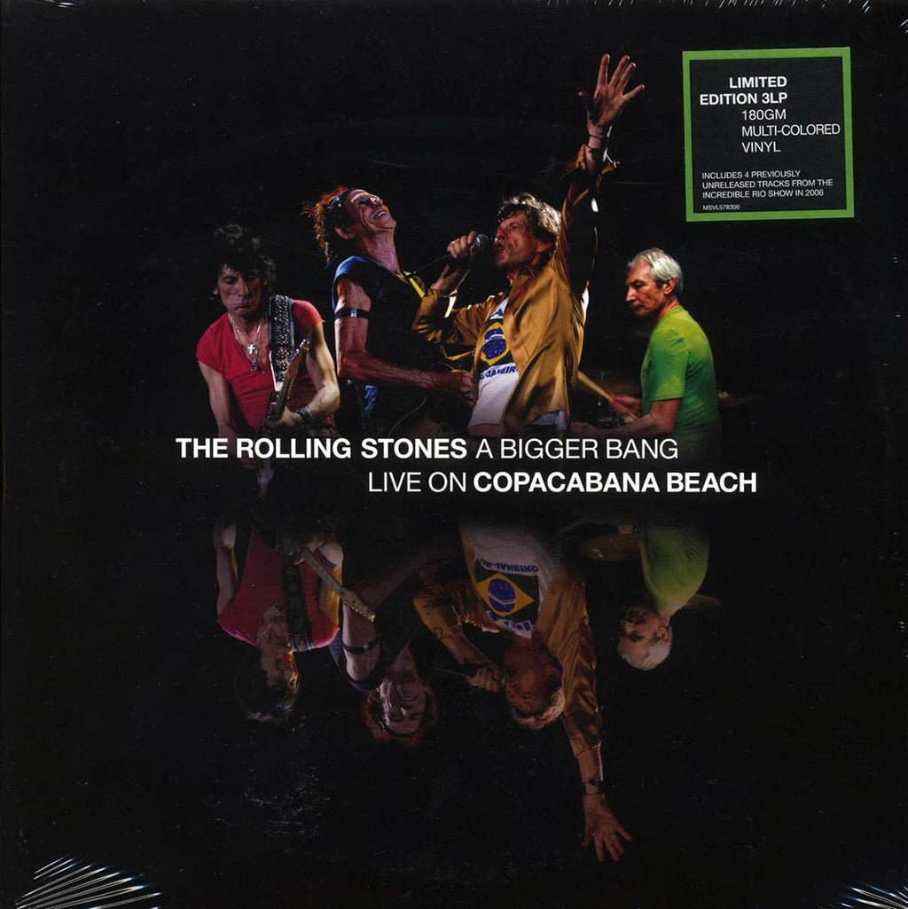 The Rolling Stones - A Bigger Bang: Live On Copacabana Beach (ltd. ed.) (3xLP) (colored vinyl) vinyl LP front cover
