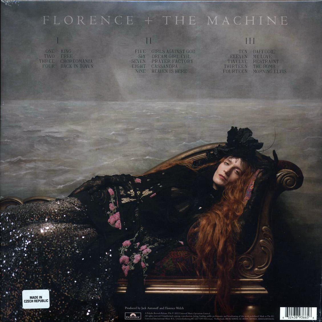 Florence & The Machine - Dance Fever (ltd. ed.) (2xLP) vinyl LP back cover