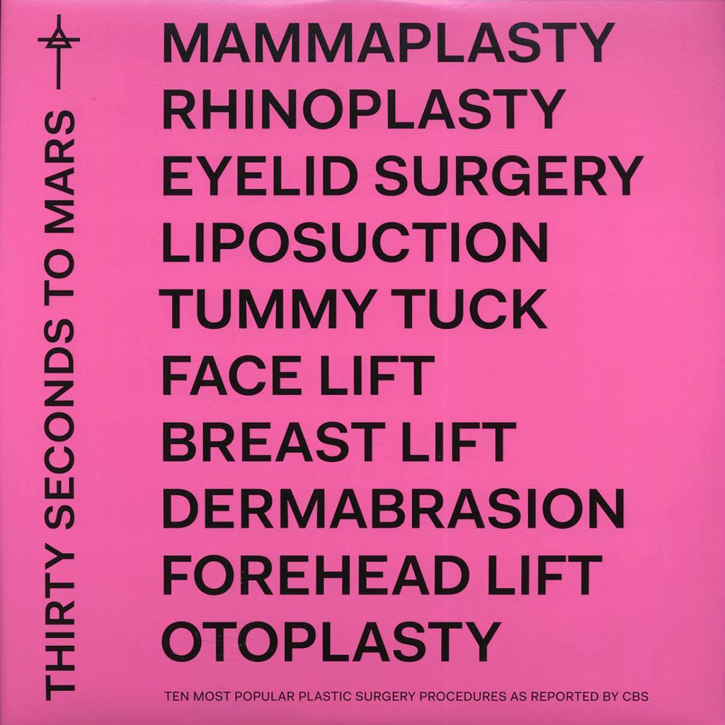Thirty Seconds To Mars - America (2018 PRESS) (180g) (white vinyl) vinyl LP front cover