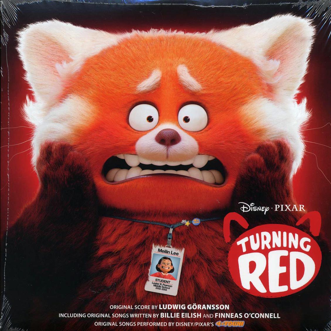 Ludwig Goransson, 4 Town - Turning Red: Original Motion Picture Soundtrack (2xLP) vinyl LP front cover