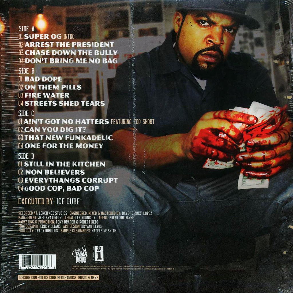 Ice Cube - Everythangs Corrupt (2019 PRESS) (2xLP) vinyl LP back cover