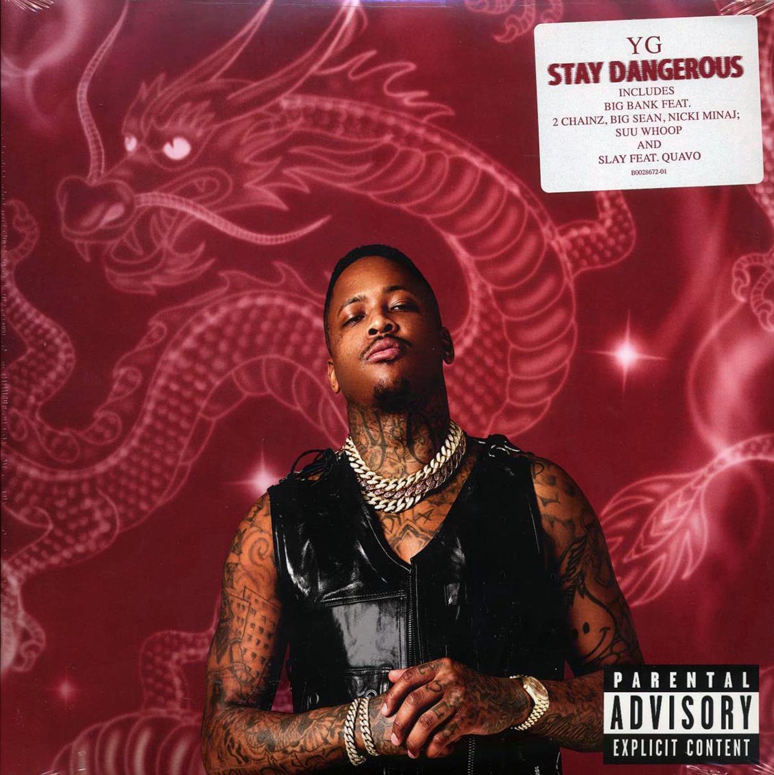 YG - Stay Dangerous (2018 PRESS) (2xLP) vinyl LP front cover