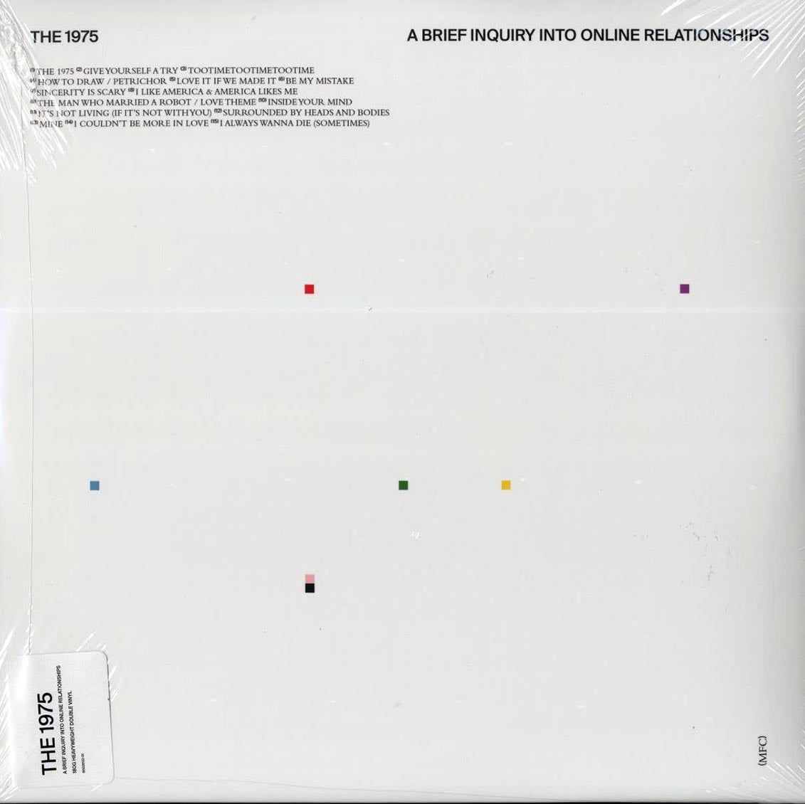 The 1975 - A Brief Inquiry Into Online Relationships (2xLP) (180g) vinyl LP front cover