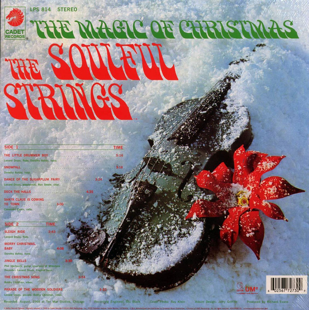 The Soulful Strings - The Magic Of Christmas vinyl LP back cover