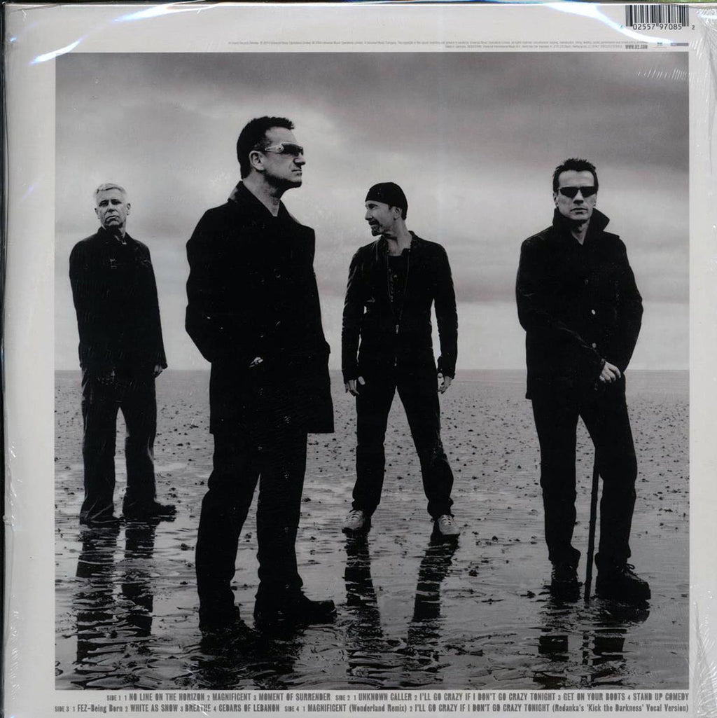 U2 - No Line On The Horizon (10th Anniv. Ed.) (2xLP) (180g) (remastered) vinyl LP back cover