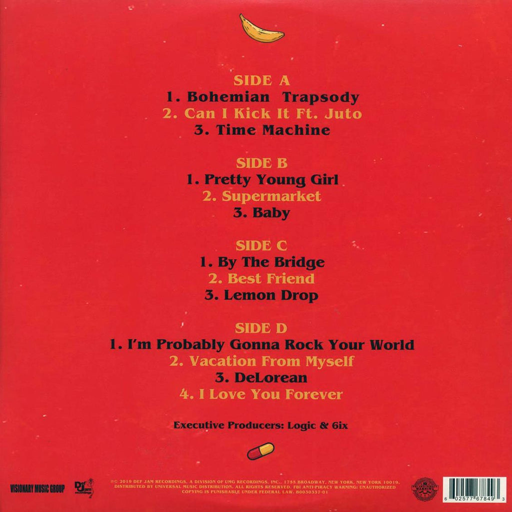 Logic - Supermarket (ltd. ed.) (2xLP) (180g) (colored vinyl) vinyl LP back cover