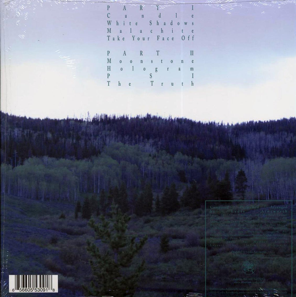 Lydia Ainsworth - Right From Real vinyl LP back cover