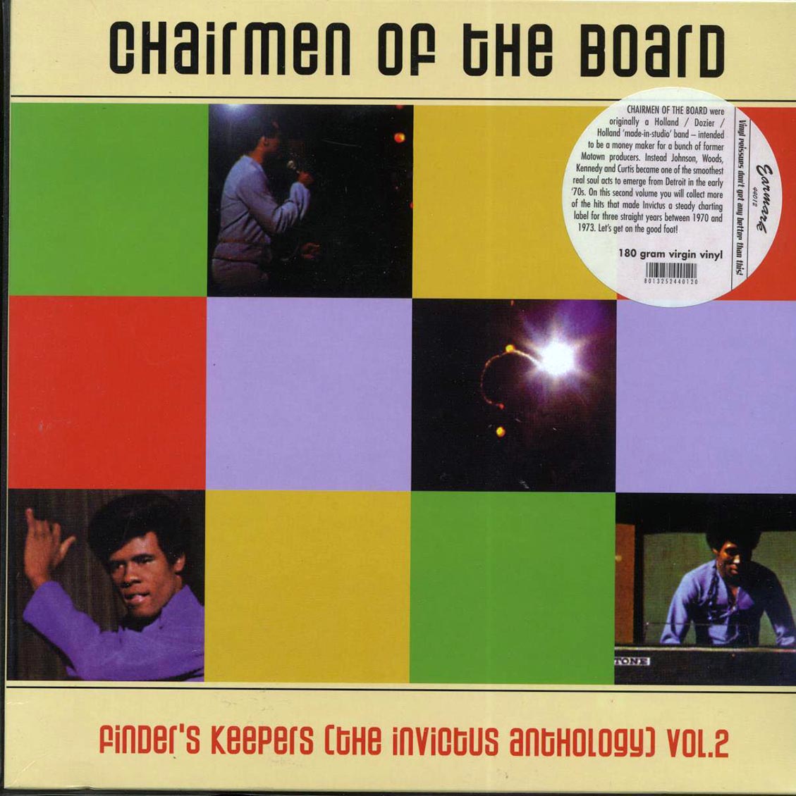 Chairmen Of The Board - Finders Keepers: The Invictus Anthology Volume 2 (2xLP) (180g) vinyl LP front cover