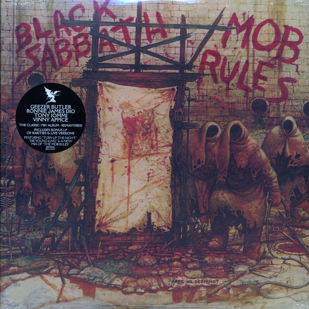 Black Sabbath - Mob Rules (+8 bonus tracks) (2xLP) (remastered) vinyl LP front cover