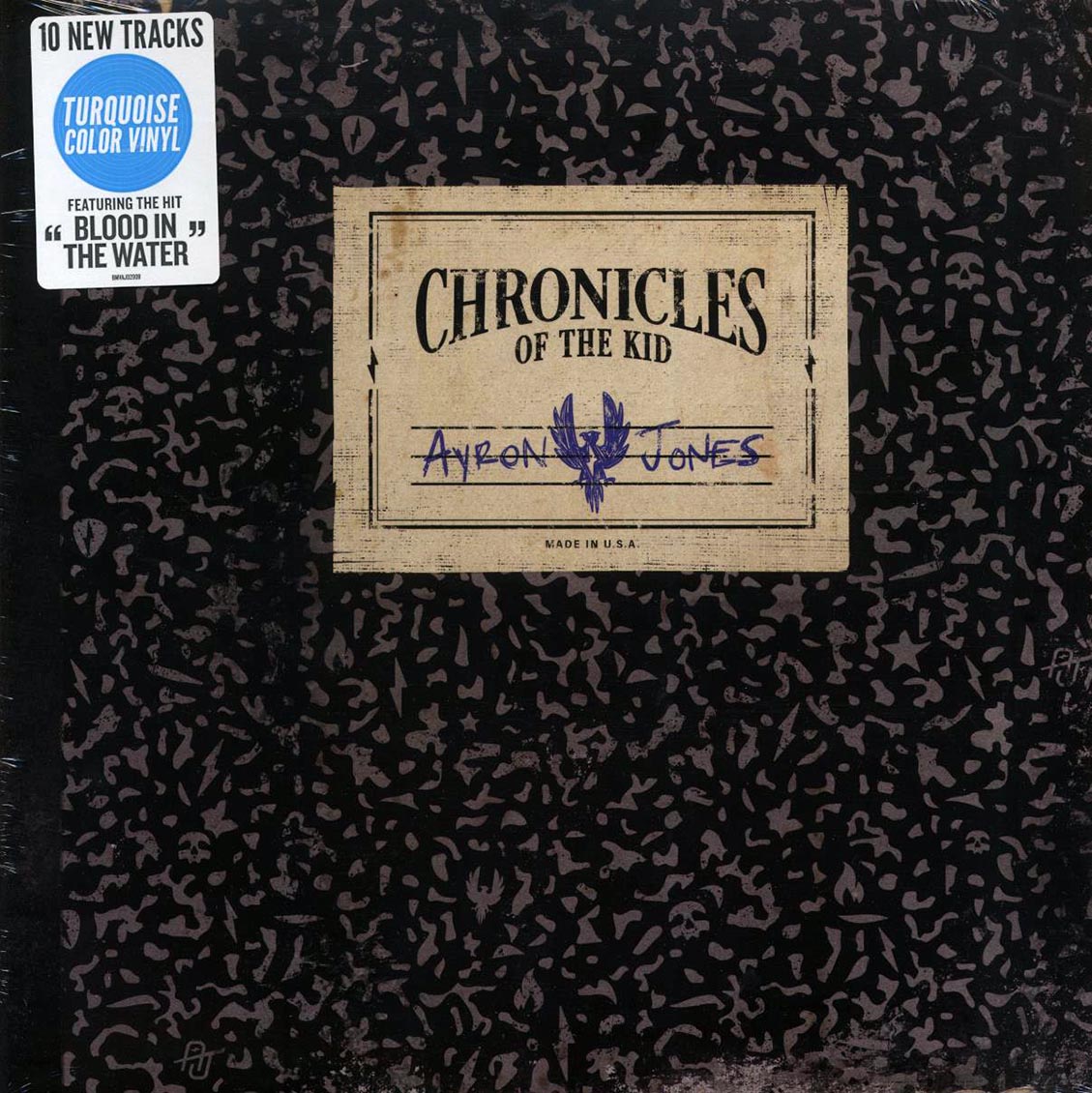Ayron Jones - Chronicles Of The Kid (turquoise vinyl) vinyl LP front cover
