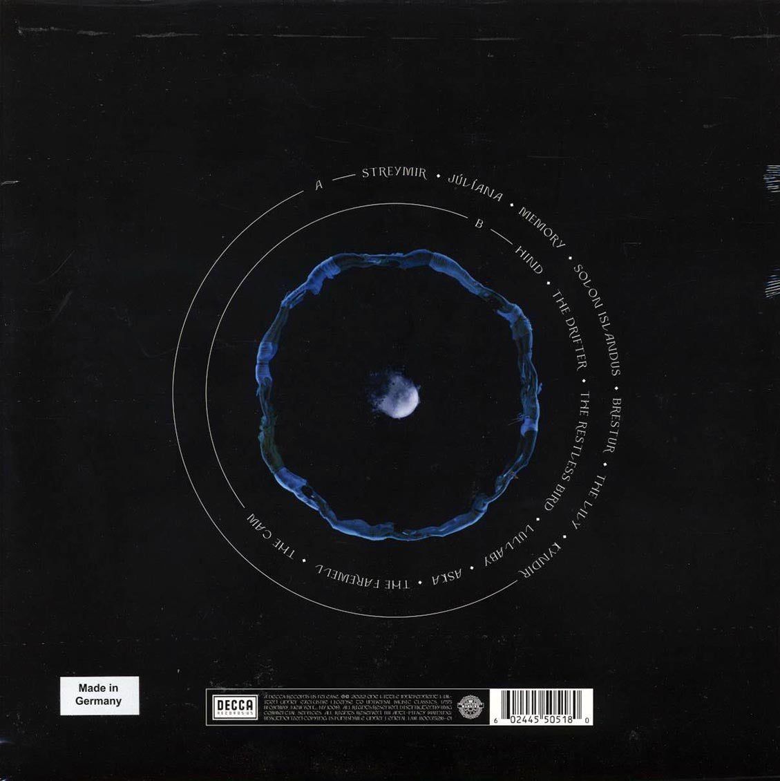 Gabriel Olafs - Solon Islandus (180g) vinyl LP back cover
