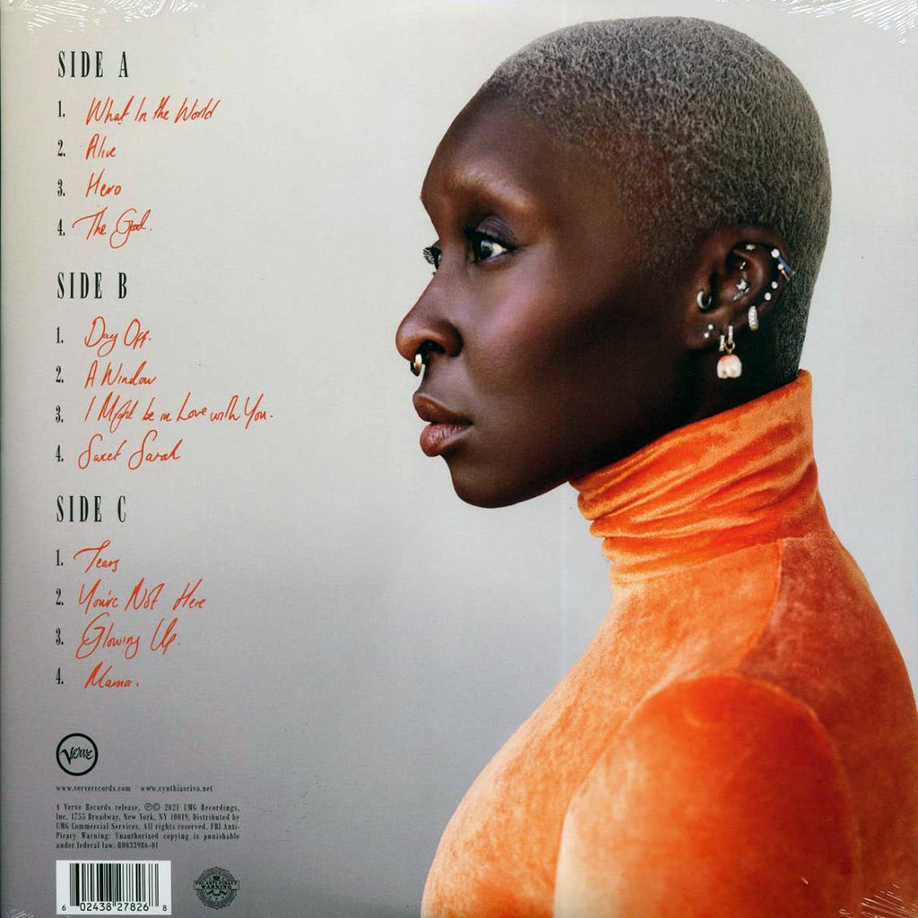 Cynthia Erivo - Ch.1 Vs.1 (2xLP) vinyl LP back cover