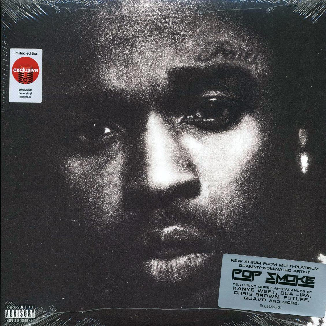 Pop Smoke, Kanye West, Dua Lipa, Kid Cudi, etc. - Faith (ltd. ed.) (2xLP) (blue vinyl) vinyl LP front cover