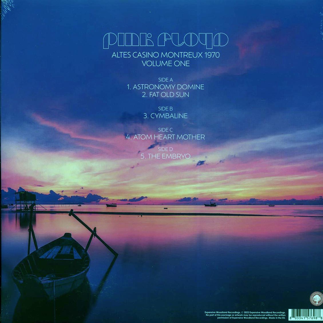 Pink Floyd - Altes Casino Montreux 1970 Volume 1 (2xLP) vinyl LP back cover