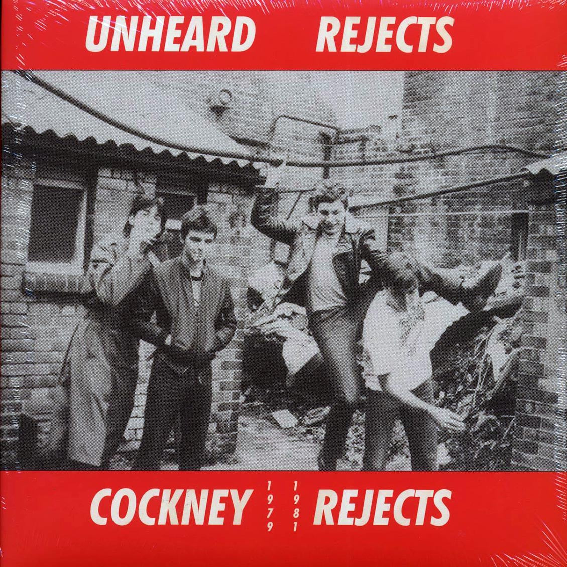 Cockney Rejects - Unheard Rejects (ltd. ed.) (clear vinyl) vinyl LP front cover