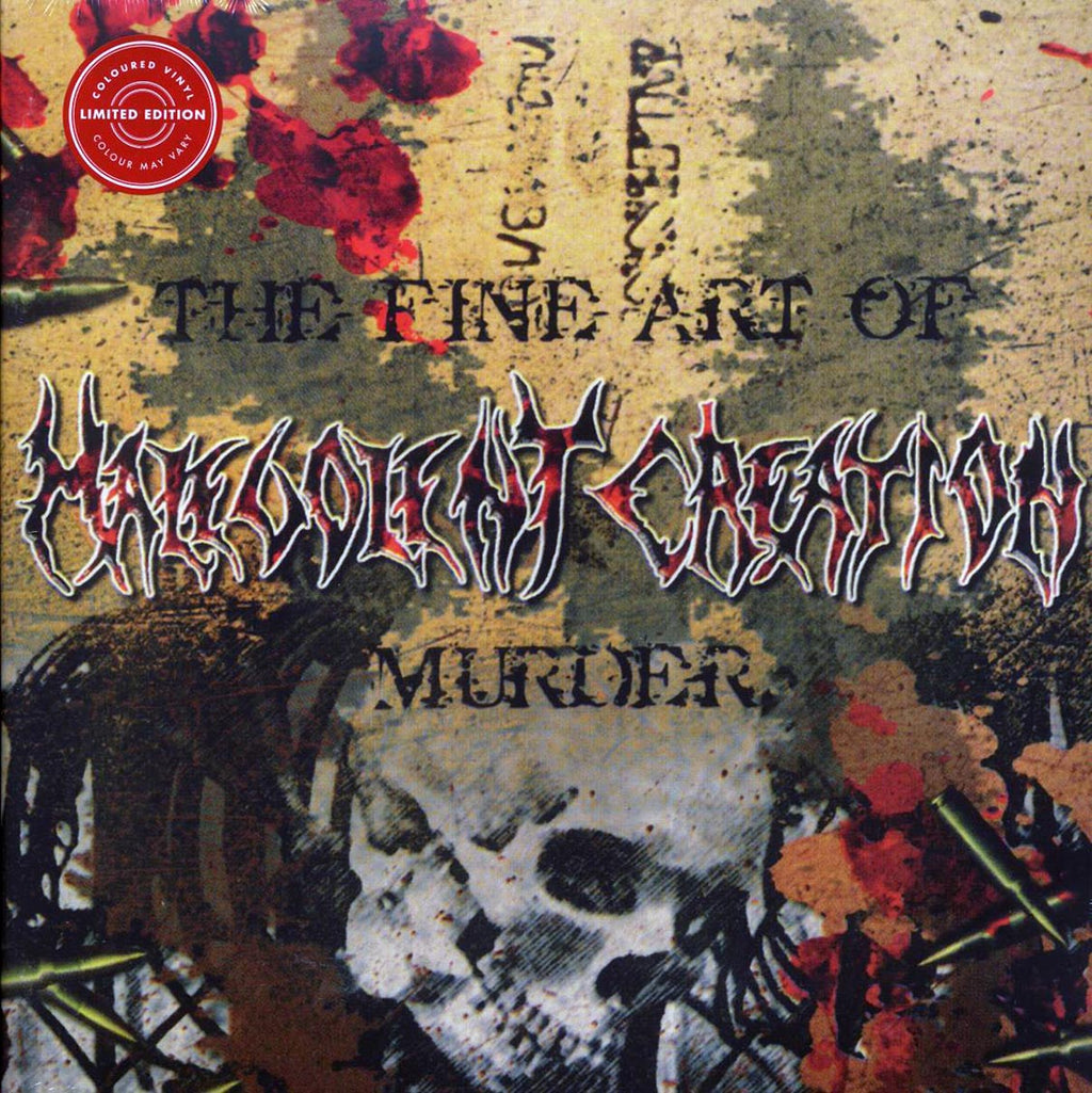 Malevolent Creation - The Fine Art Of Murder (ltd. ed.) (2xLP) (red vinyl) vinyl LP front cover