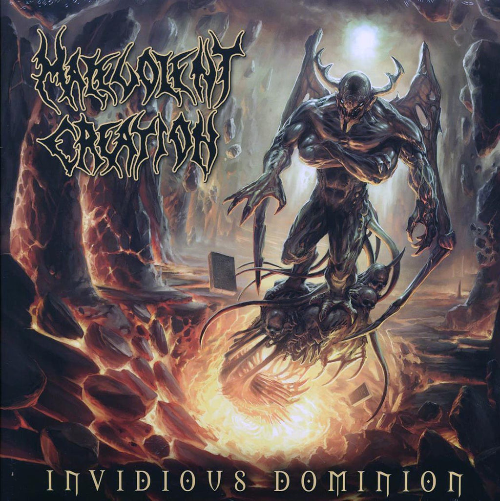 Malevolent Creation - Invidious Dominion (ltd. ed.) (clear vinyl) vinyl LP front cover