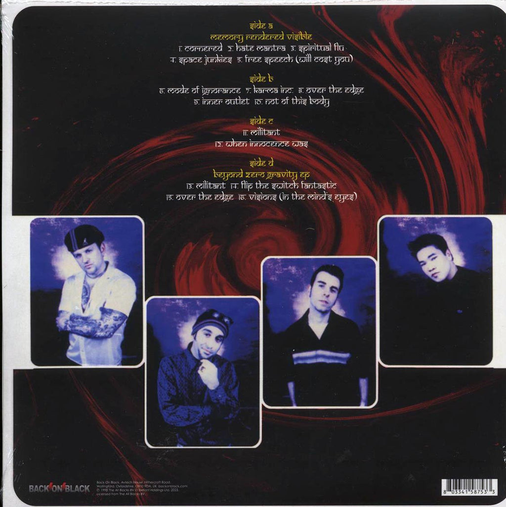 Both Worlds - Memory Rendered Visible (ltd. ed.) (2xLP) (clear vinyl) vinyl LP back cover
