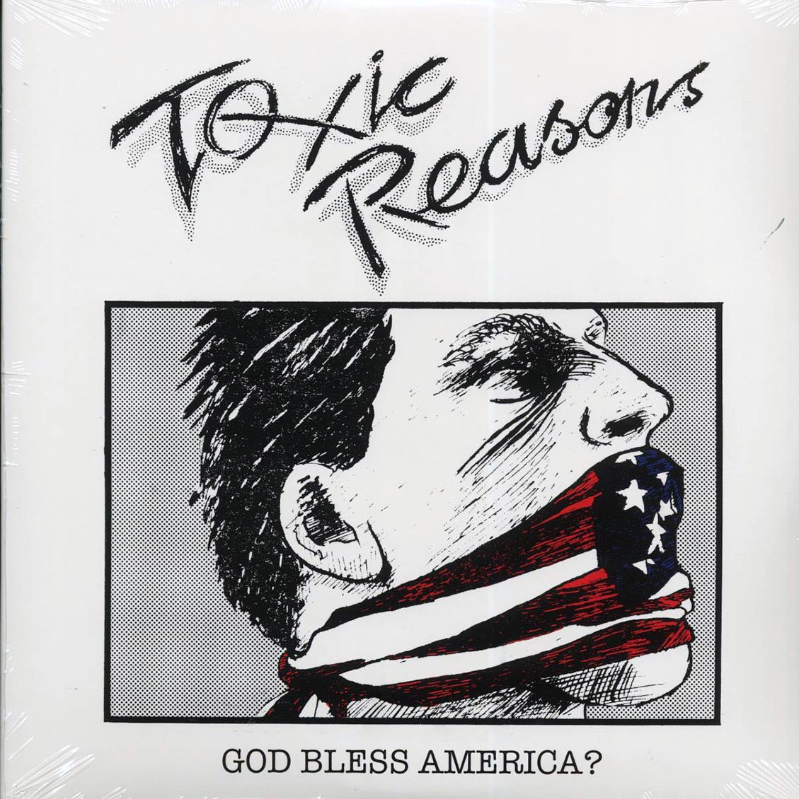 Toxic Reasons - God Bless America? (ltd. ed.) (2xLP) (red/white/blue splatter vinyl) vinyl LP front cover