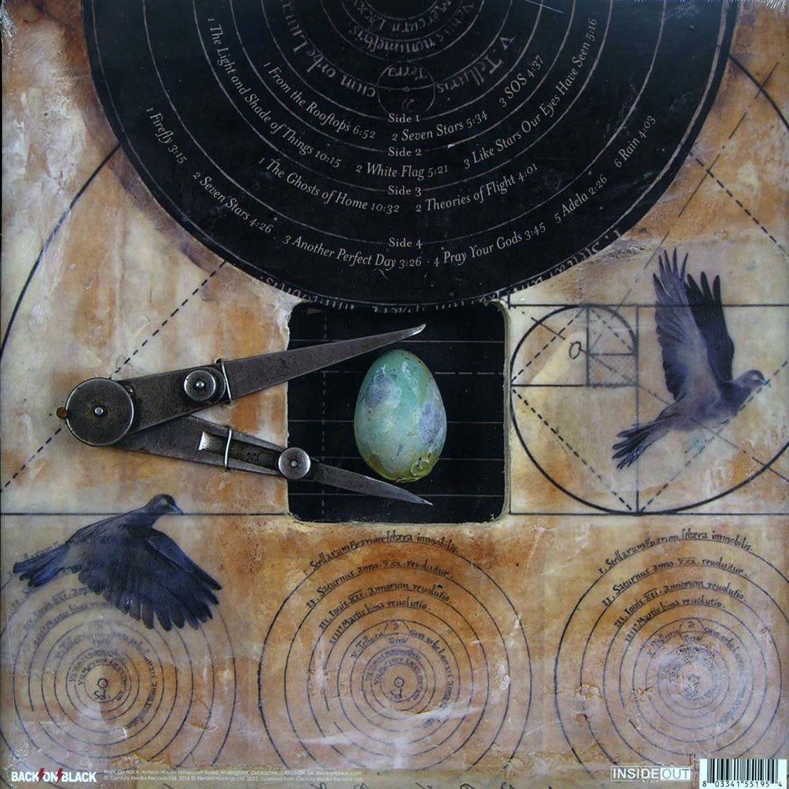 Fates Warning - Theories Of Flight (+6 bonus tracks) (ltd. ed.) (2xLP) (red vinyl) vinyl LP back cover