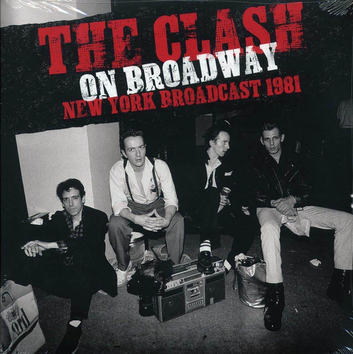 The Clash - On Broadway: New York Broadcast 1981 (2xLP) vinyl LP front cover