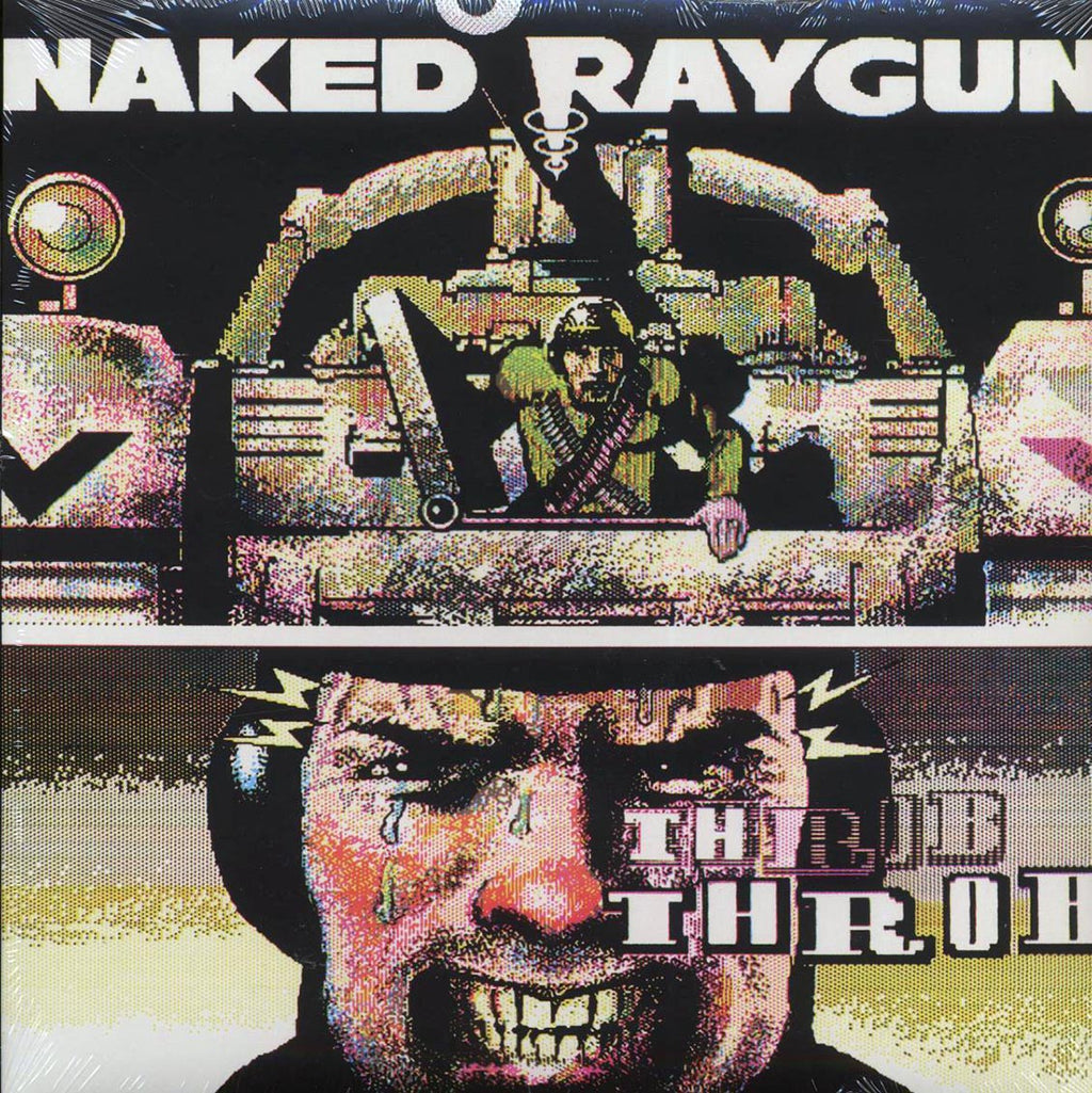 Naked Raygun - Throb Throb (ltd. ed.) (clear vinyl) vinyl LP front cover