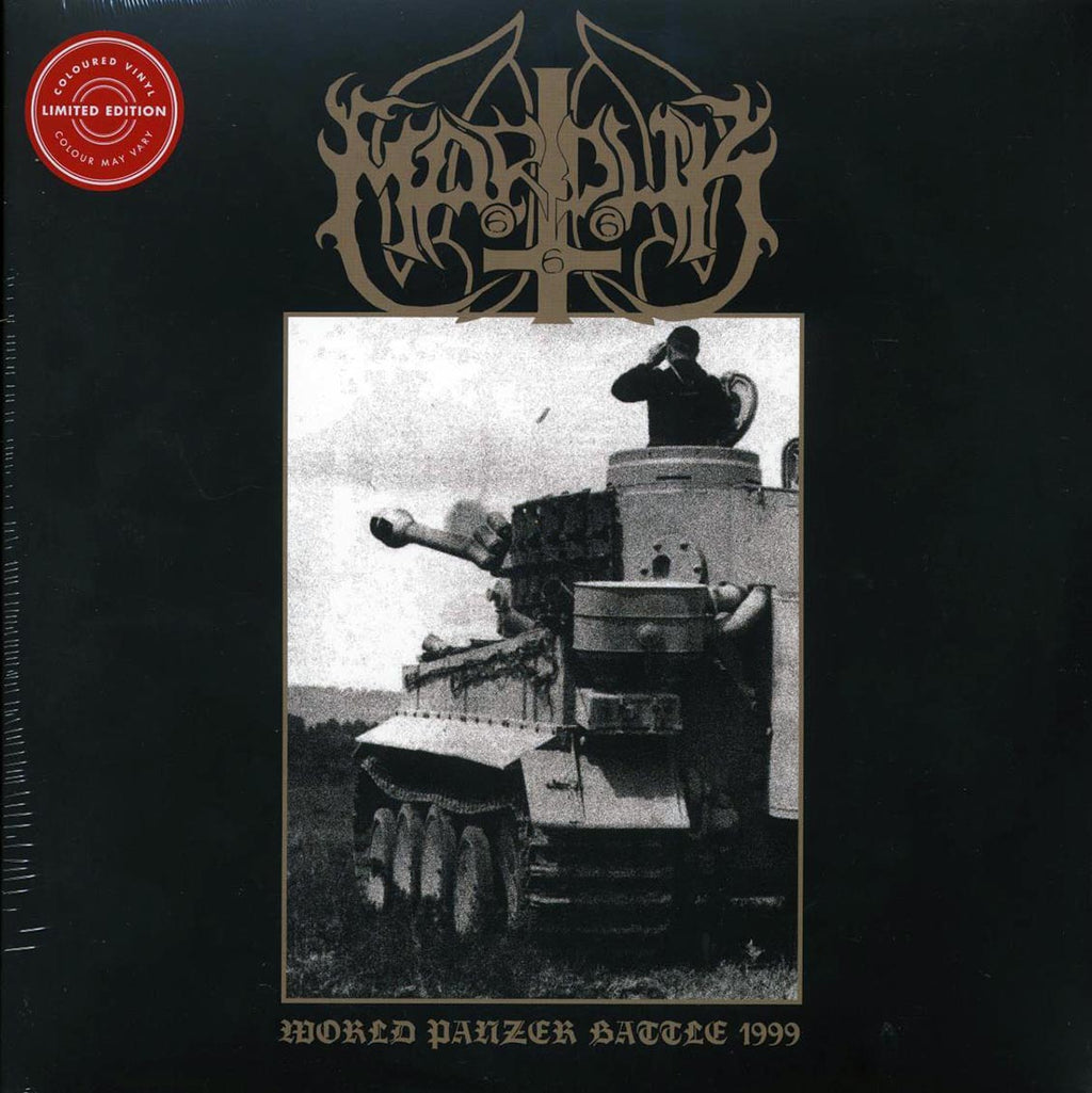 Marduk - World Panzer Battle 1999 (ltd. ed.) (2xLP) (gold vinyl) vinyl LP front cover