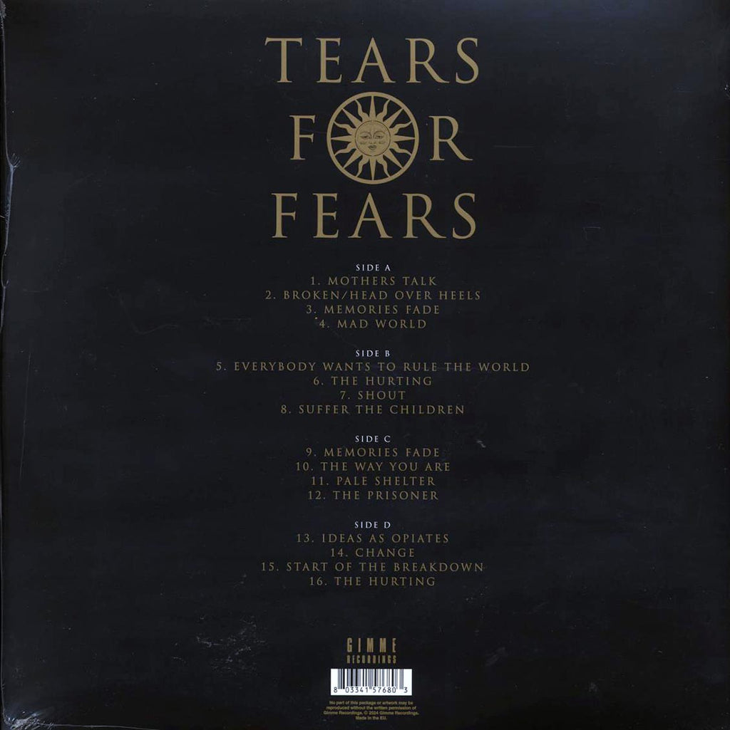 Tears For Fears - The Big Bad Smoke: The Classic FM Broadcast 1985 (ltd. ed.) (2xLP) (clear vinyl) vinyl LP back cover
