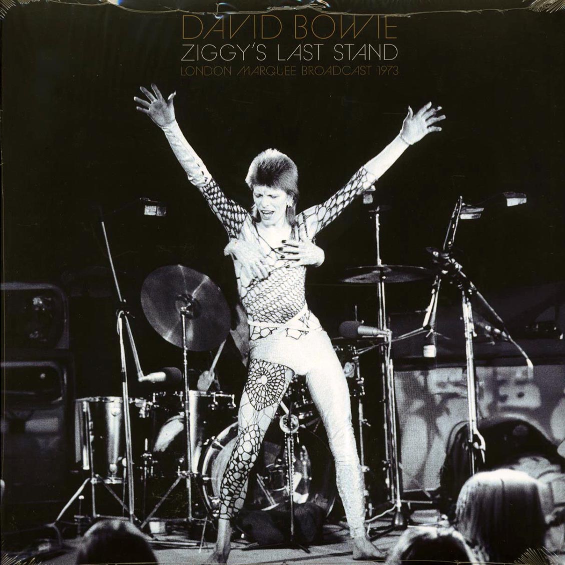David Bowie - Ziggy's Last Stand: London Marquee Broadcast 1973 (ltd. ed.) (2xLP) (clear vinyl) vinyl LP front cover