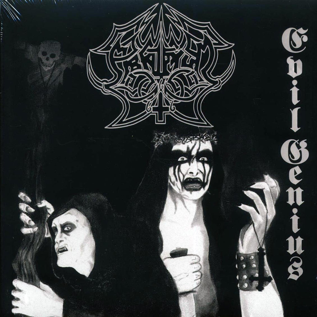 Abruptum - Evil Genius (ltd. ed.) (red vinyl) vinyl LP front cover