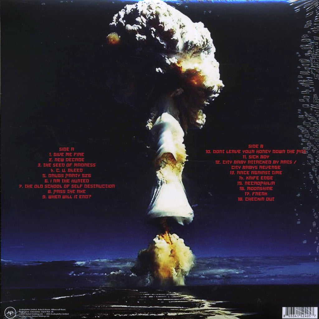 GBH - Kawasaki Live (ltd. ed.) (clear vinyl) vinyl LP back cover