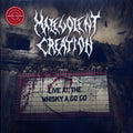 Malevolent Creation - Live At The Whiskey A Go Go (ltd. ed.) (2xLP) (clear vinyl) vinyl LP front cover
