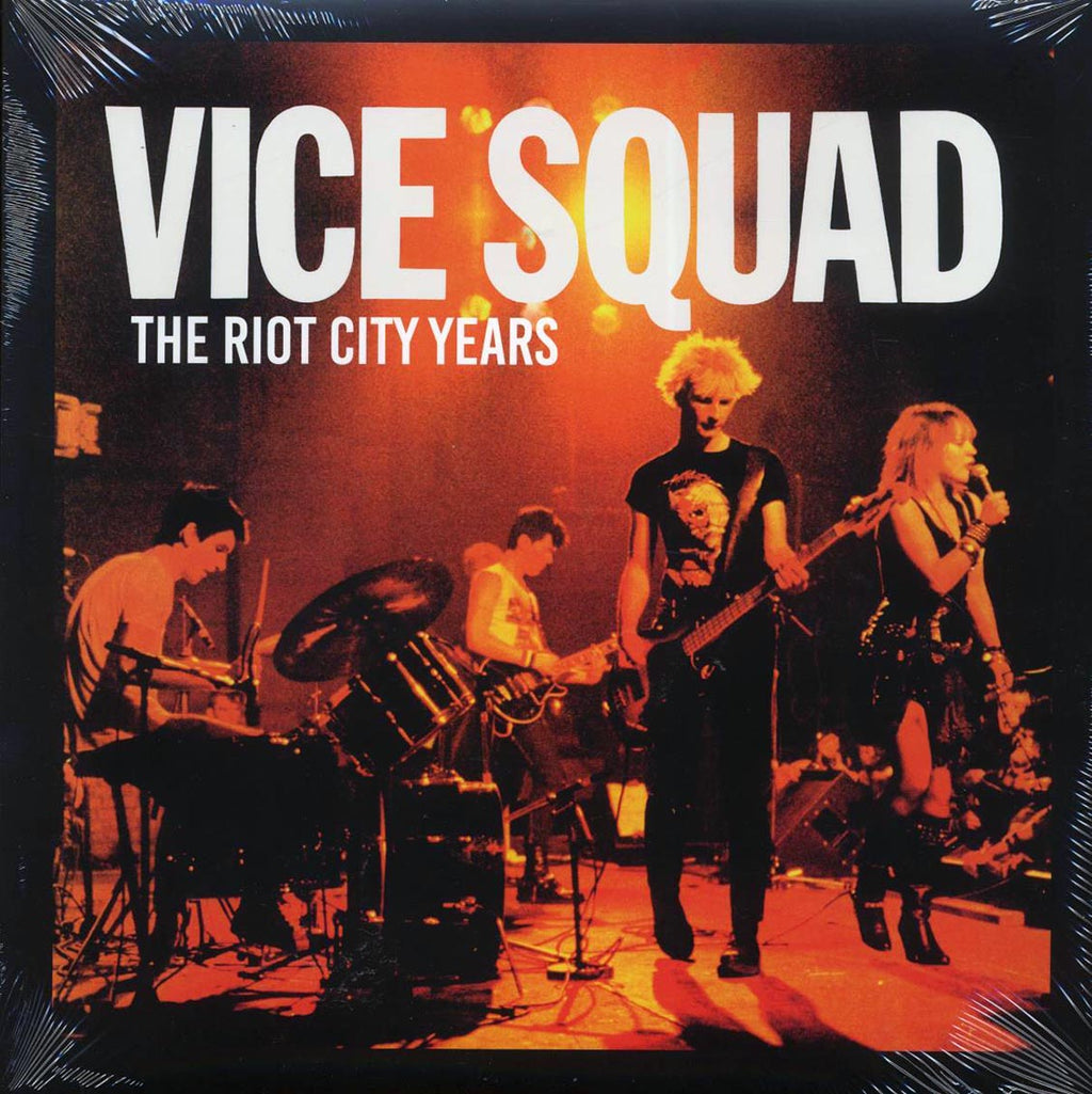 Vice Squad - The Riot City Years (ltd. ed.) (yellow vinyl) vinyl LP front cover