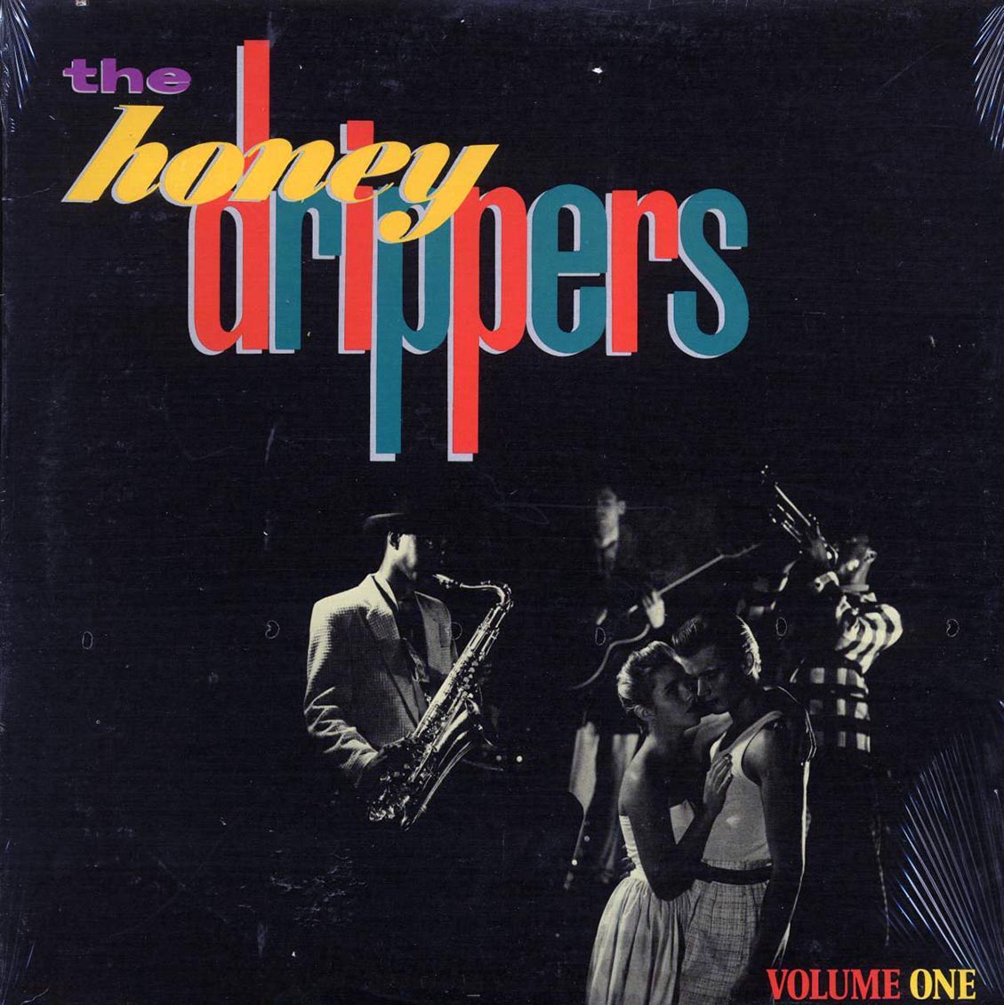 The Honeydrippers - Volume One (1984 PRESS) (orig. press) (marked/ltd stock) vinyl LP front cover