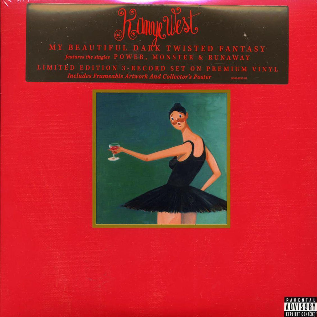 Kanye West - My Beautiful Dark Twisted Fantasy (ltd. ed.) (3xLP) vinyl LP front cover