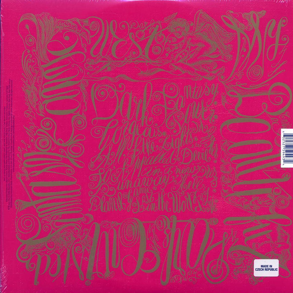 Kanye West - My Beautiful Dark Twisted Fantasy (ltd. ed.) (3xLP) vinyl LP back cover