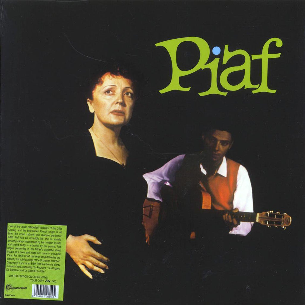 Edith Piaf - Piaf! (ltd. 500 copies made) (clear vinyl) vinyl LP front cover