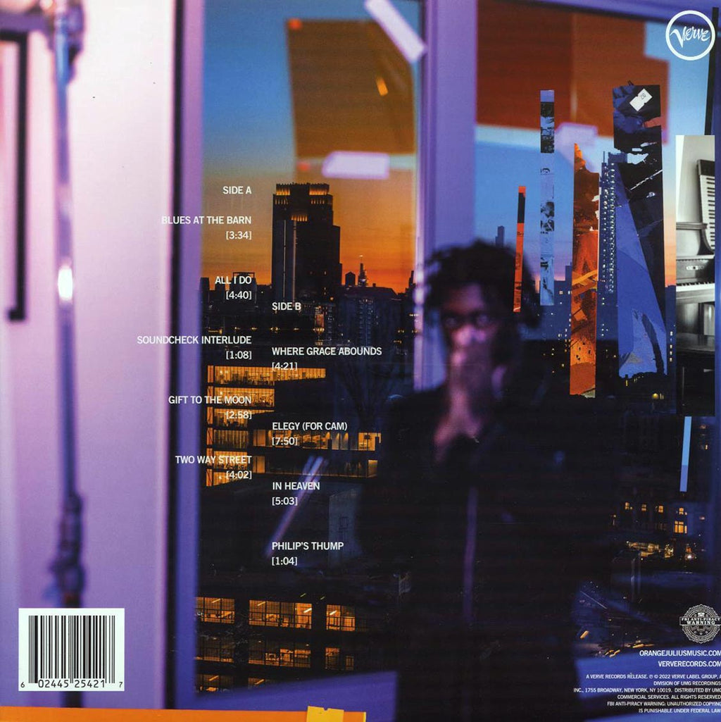 Julius Rodriguez - Let Sound Tell All vinyl LP back cover