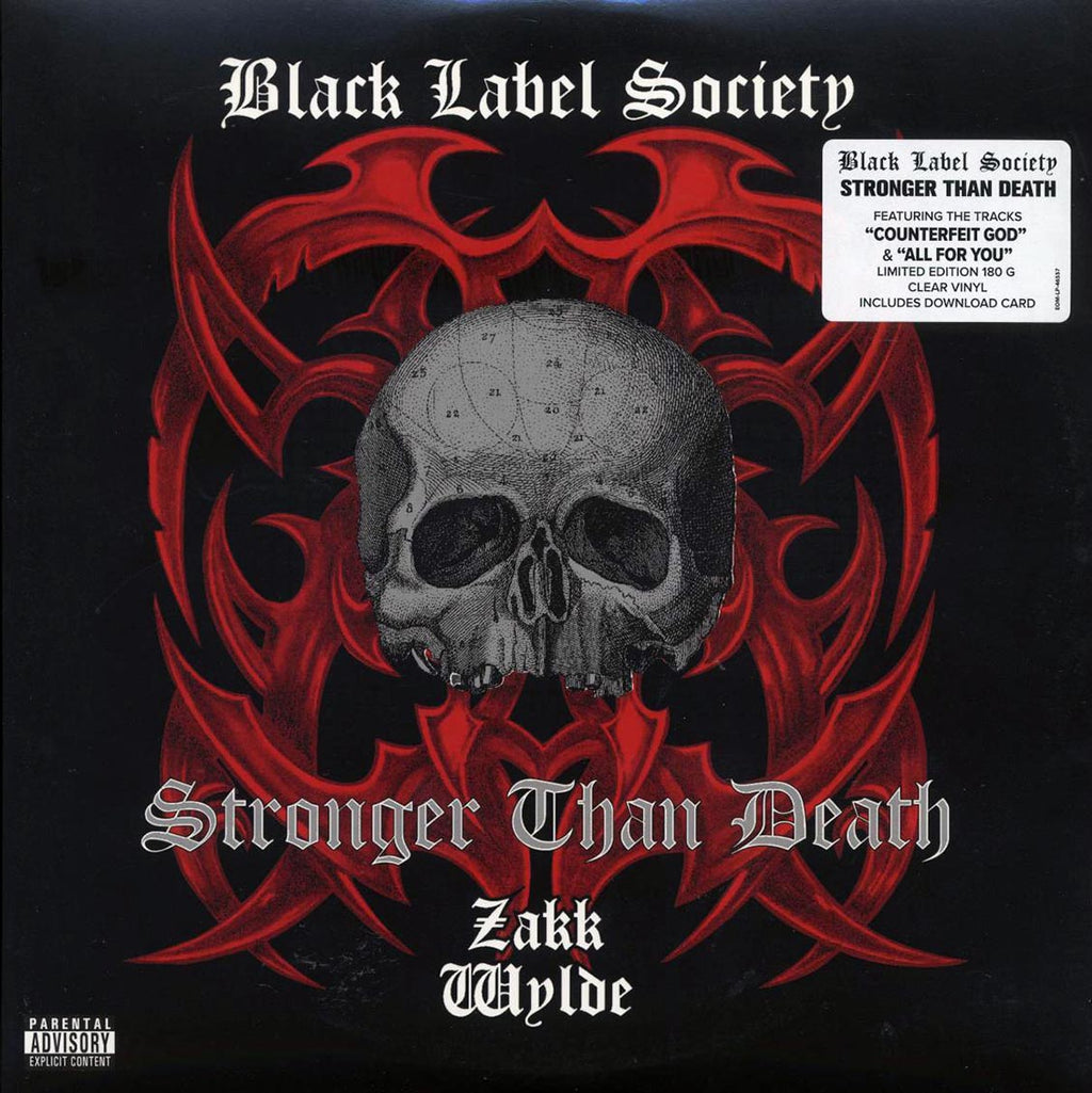 Black Label Society - Stronger Than Death (ltd. ed.) (2xLP) (180g) (clear vinyl) vinyl LP front cover