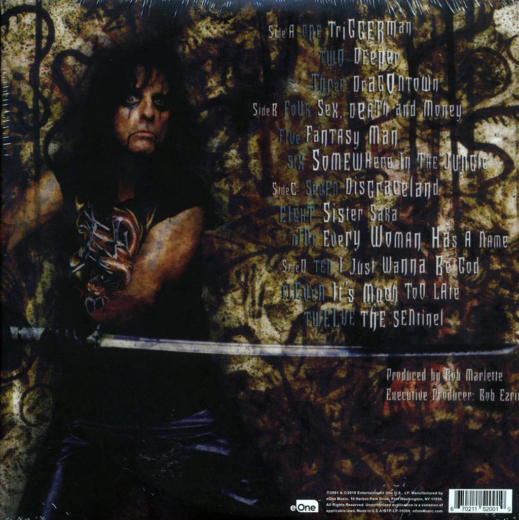 Alice Cooper - Dragontown (RSD 2019) (ltd. ed.) (2xLP) (orange vinyl) vinyl LP back cover