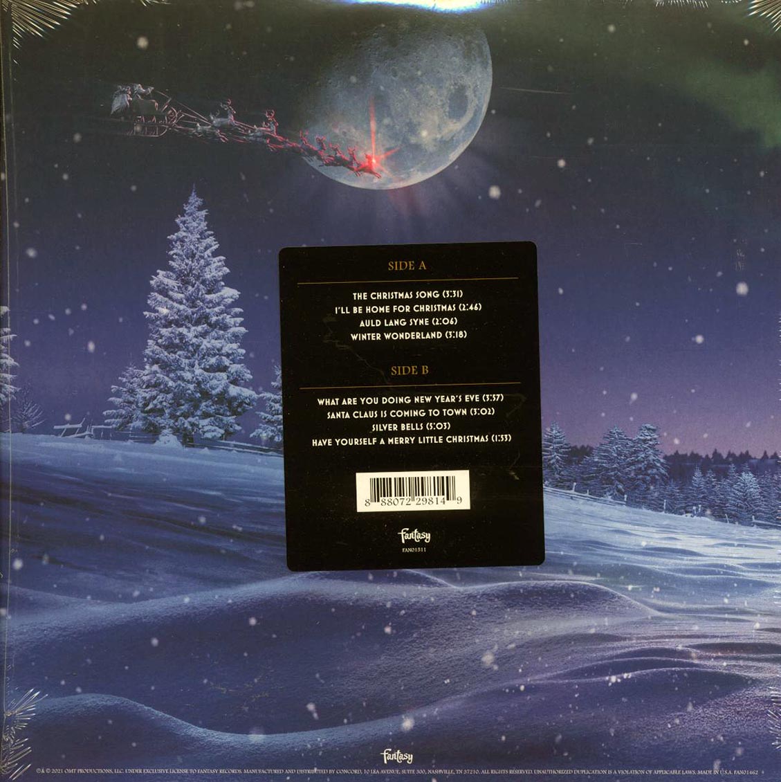 Steve Perry - The Season (ltd. ed.) (red vinyl) vinyl LP back cover