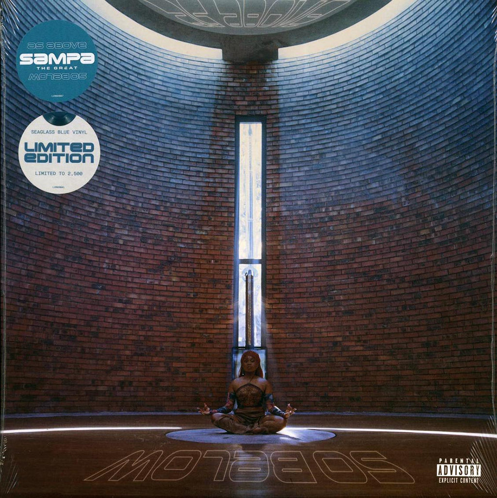 Sampa The Great - As Above So Below (ltd. ed.) (seaglass blue vinyl) vinyl LP front cover