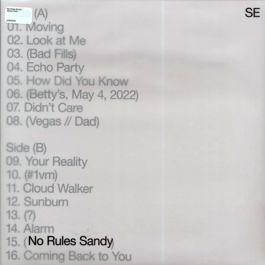 Sylvan Esso - No Rules Sandy vinyl LP front cover