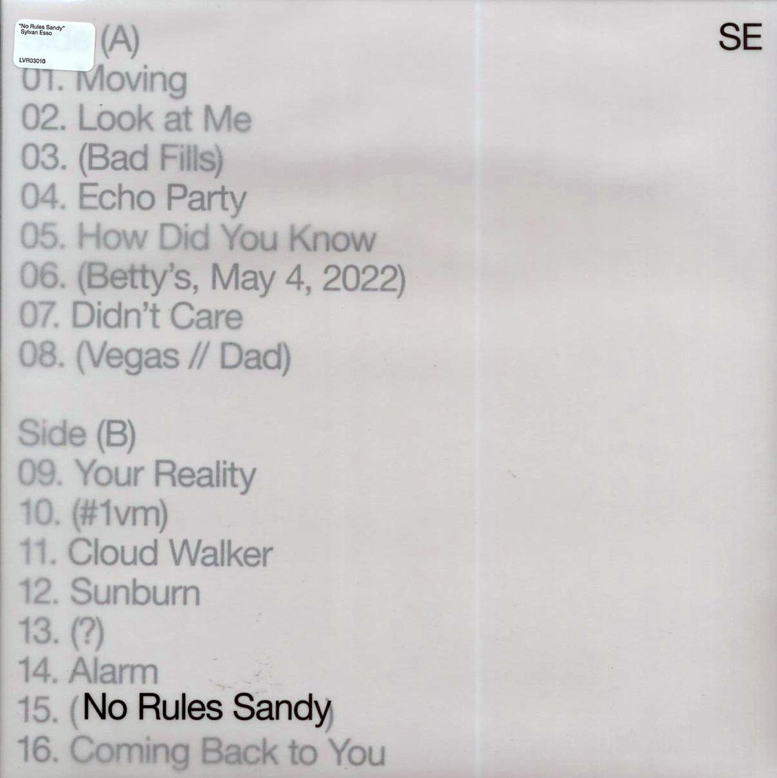 Sylvan Esso - No Rules Sandy vinyl LP front cover