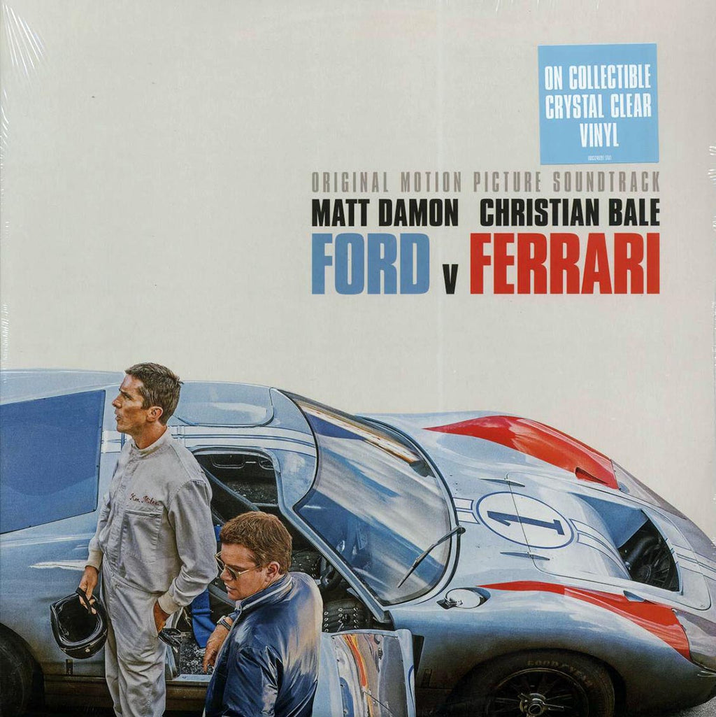 Link Wray, The Byrds, The Sonics, Marco Beltrami, Buck Sanders, Etc. - Ford V Ferrari: Original Motion Picture Soundtrack (clear vinyl) vinyl LP front cover