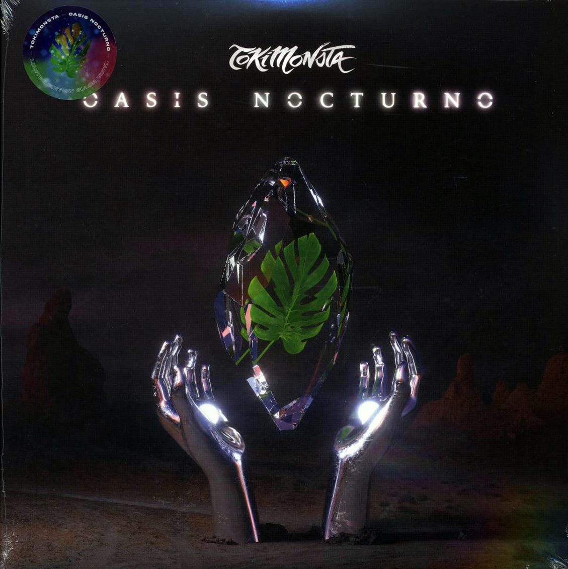 Tokimonsta - Oasis Nocturno (ltd. ed.) (2xLP) (green vinyl) vinyl LP front cover