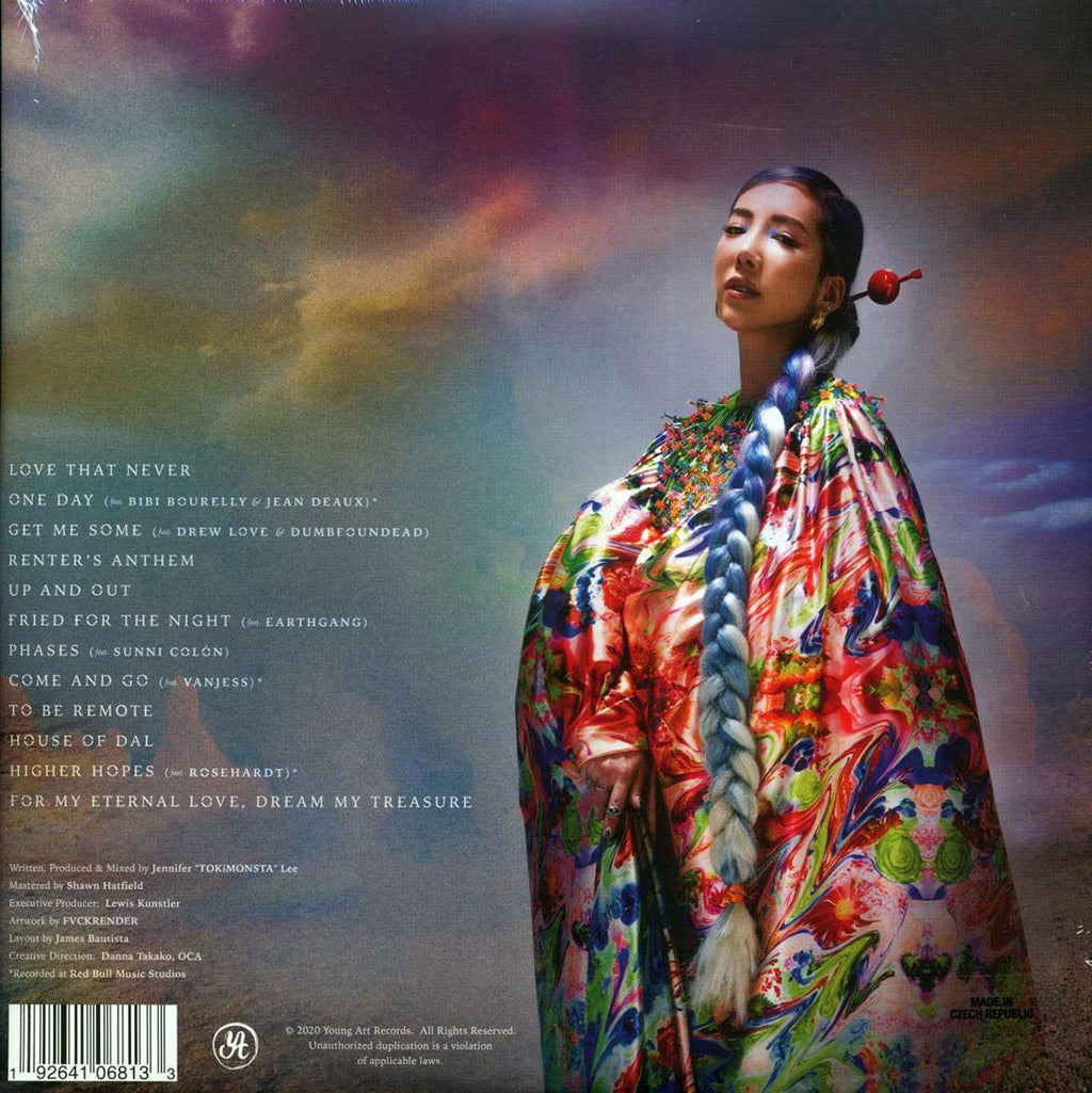 Tokimonsta - Oasis Nocturno (ltd. ed.) (2xLP) (green vinyl) vinyl LP back cover